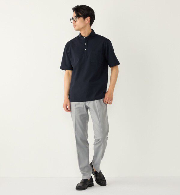 SHIPS Colors 「SHIPS Colors:〈吸水速乾・接触冷感・遮熱〉AVANT(R) 3D ポンチ ポロシャツ◇」|ポロシャツ|