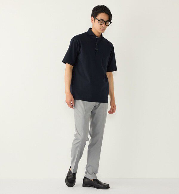 SHIPS Colors 「SHIPS Colors:〈吸水速乾・接触冷感・遮熱〉AVANT(R) 3D ポンチ ポロシャツ◇」|ポロシャツ|