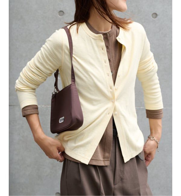 OUTDOOR PRODUCTS Usual Things「≪予約≫スラブジャージークルーネックカーディガン」|カーディガン|
