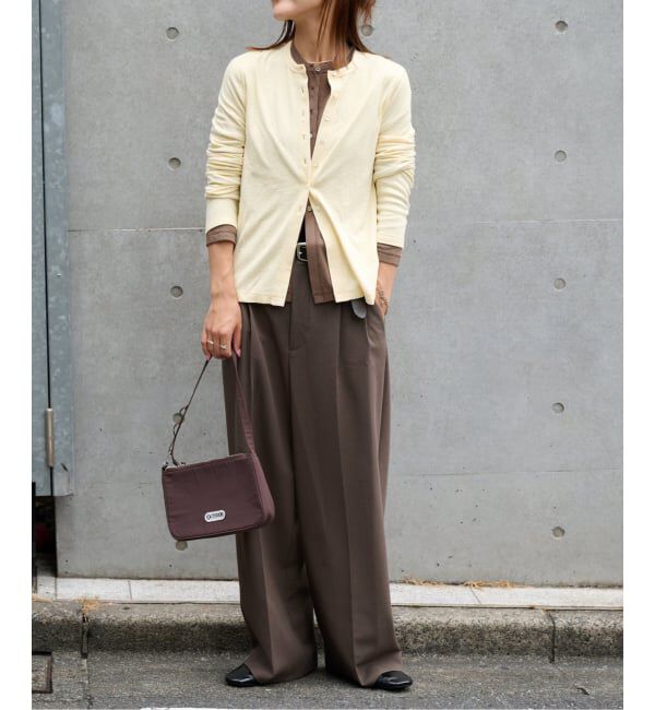 OUTDOOR PRODUCTS Usual Things「≪予約≫スラブジャージークルーネックカーディガン」|カーディガン|