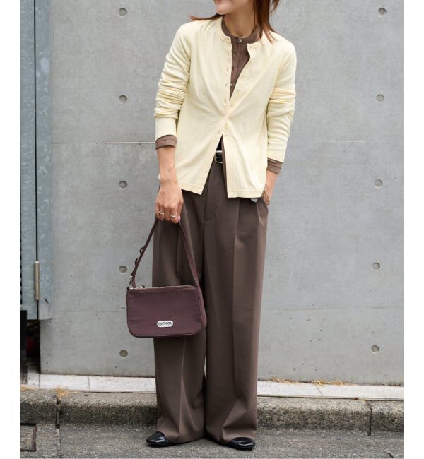 OUTDOOR PRODUCTS Usual Things「≪予約≫スラブジャージークルーネックカーディガン」|カーディガン|