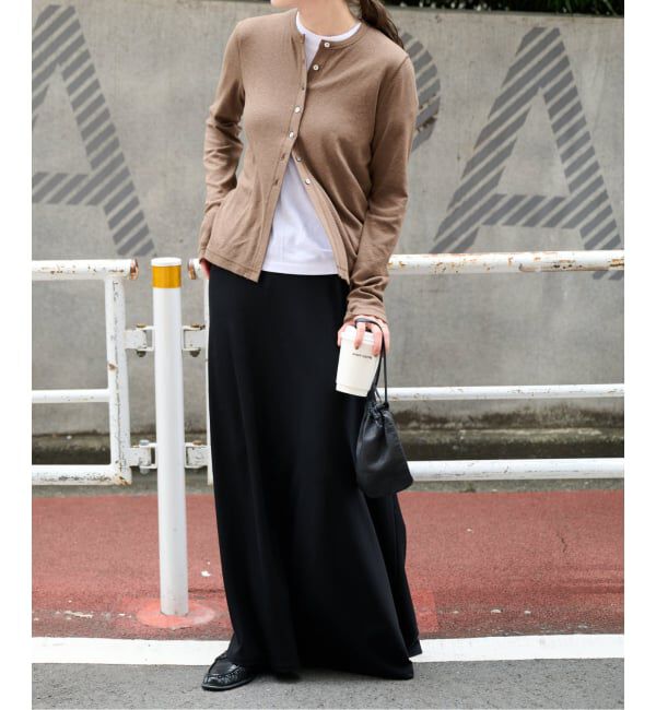 OUTDOOR PRODUCTS Usual Things「≪予約≫スラブジャージークルーネックカーディガン」|カーディガン|