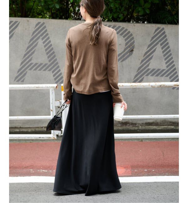 OUTDOOR PRODUCTS Usual Things「≪予約≫スラブジャージークルーネックカーディガン」|カーディガン|