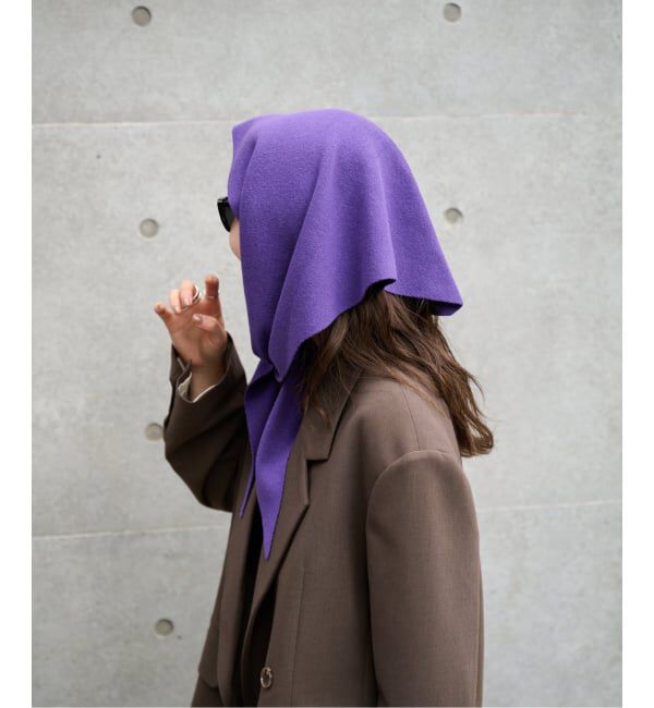 OUTDOOR PRODUCTS Usual Things「≪予約≫コットンカシミヤMIXトライアングルストール」|バンダナ・スカーフ|