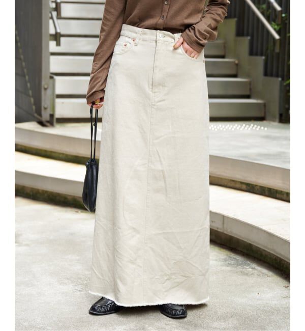 OUTDOOR PRODUCTS Usual Things「≪予約≫ULTフェードツイルスリットリーンスカート」|スカート|