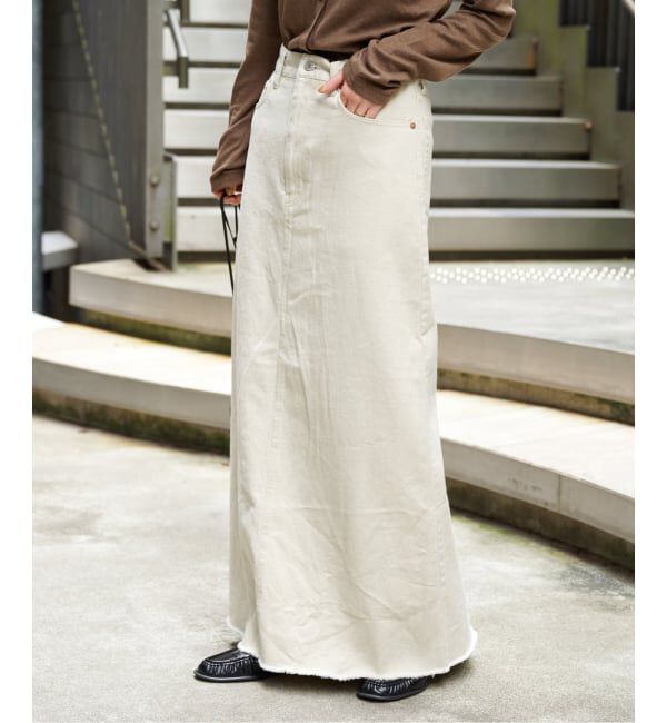 OUTDOOR PRODUCTS Usual Things「≪予約≫ULTフェードツイルスリットリーンスカート」|スカート|