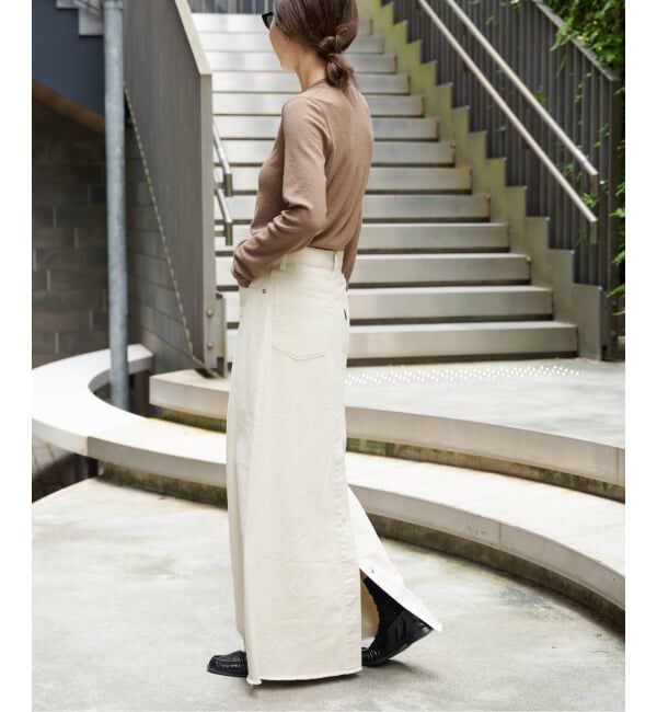 OUTDOOR PRODUCTS Usual Things「≪予約≫ULTフェードツイルスリットリーンスカート」|スカート|
