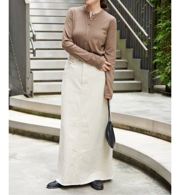 OUTDOOR PRODUCTS Usual Things「≪予約≫ULTフェードツイルスリットリーンスカート」|スカート|