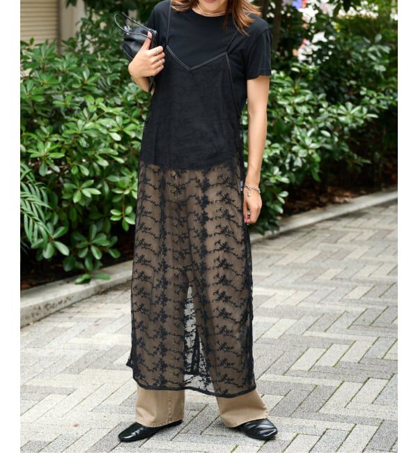 OUTDOOR PRODUCTS Usual Things「レースキャミワンピース」|ワンピース|