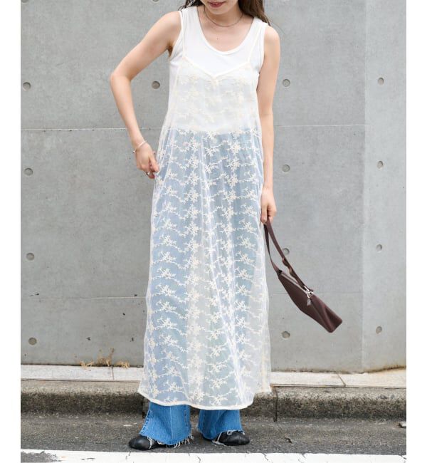 OUTDOOR PRODUCTS Usual Things「レースキャミワンピース」|ワンピース|