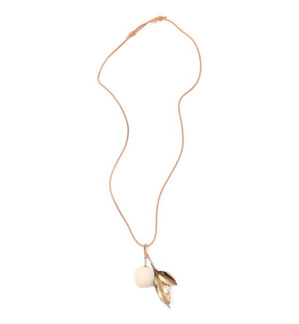 TOMORROWLAND GOODS「RENARD BIJOUX SMALL APPLE ネックレス」|ネックレス|11 ホワイト