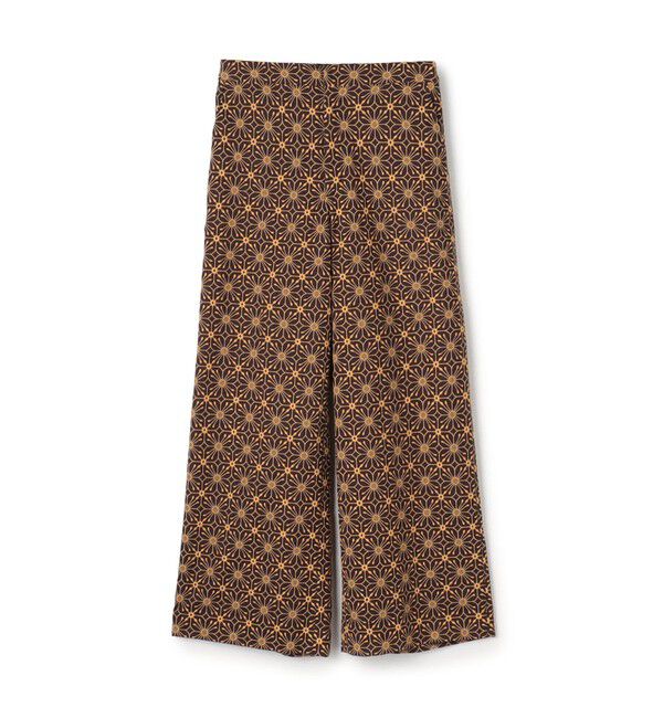 TOMORROWLAND collection「カレフルールエンブロイダリー ストレートパンツ」|その他|48 ブラウン系