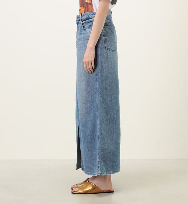 TOMORROWLAND BUYING WEAR「RED CARD TOKYO Grace デニム ロングスカート」|台形|