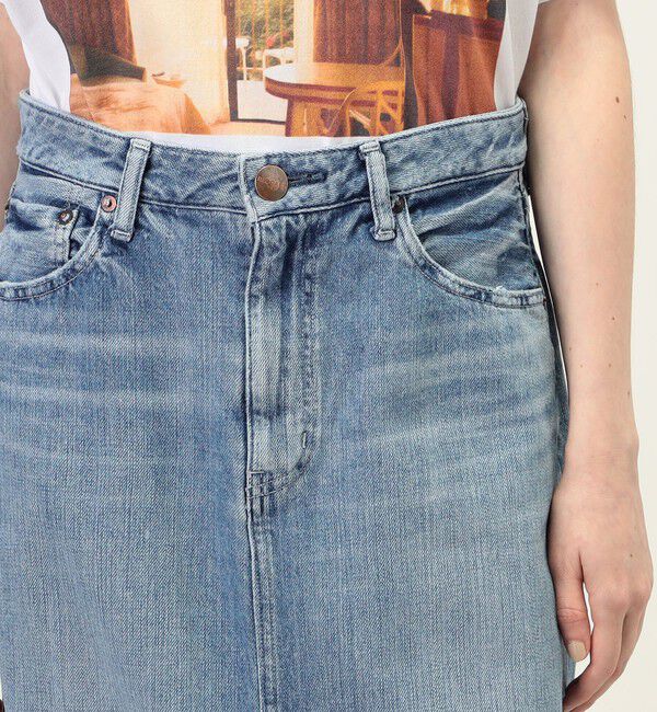 TOMORROWLAND BUYING WEAR「RED CARD TOKYO Grace デニム ロングスカート」|台形|