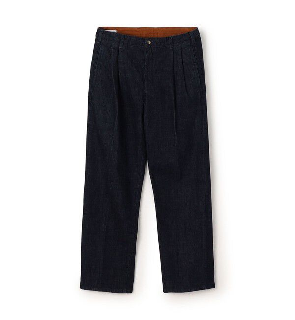 TOMORROWLAND MENS「【別注】EDWIN レインボーセルビッチデニム 2タックワイドトラウザーズ」|デニム|69 ネイビー