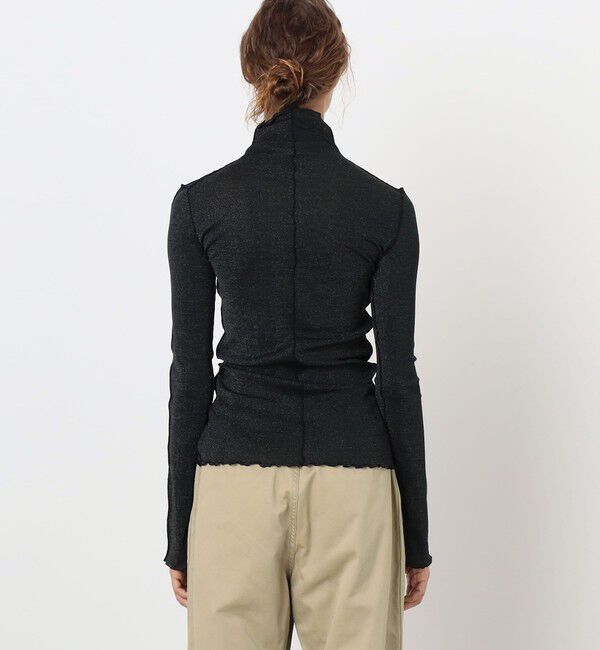 TOMORROWLAND GOODS「HAKUJI Shiny rib HN ハイネックプルオーバー」|Tシャツ・カットソー|