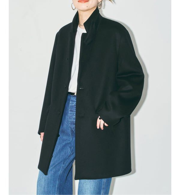  「《予約》MIDDLE TAILORED コート」|その他|ブラック