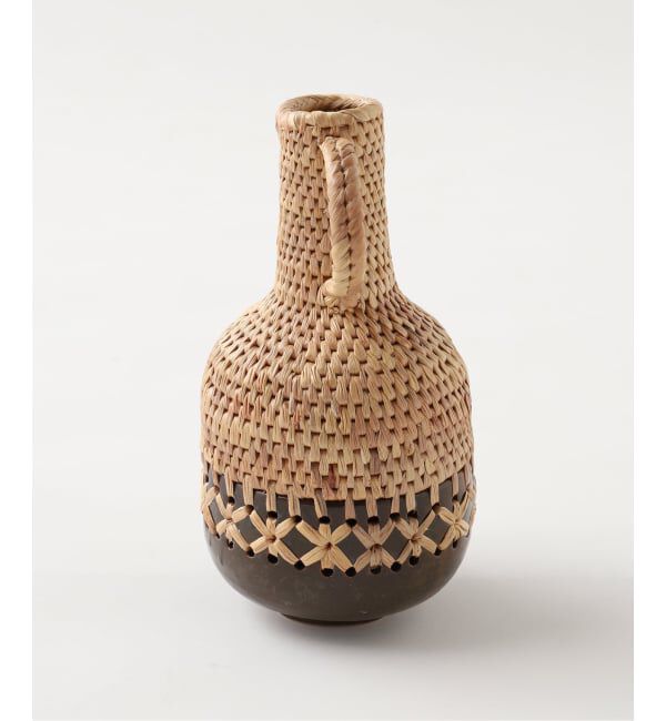 journal standard Furniture「MIX WOVEN VASE HANDLE 17　フラワーベース」|その他|