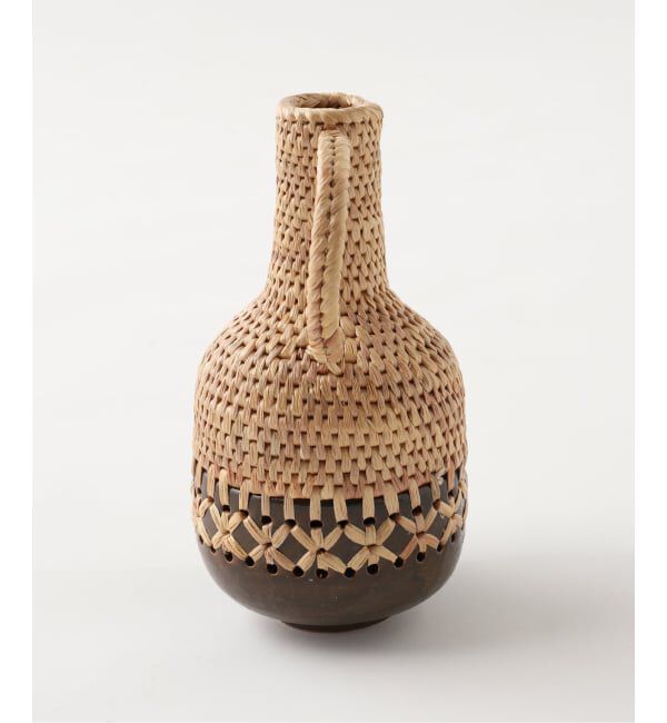 journal standard Furniture「MIX WOVEN VASE HANDLE 17　フラワーベース」|その他|