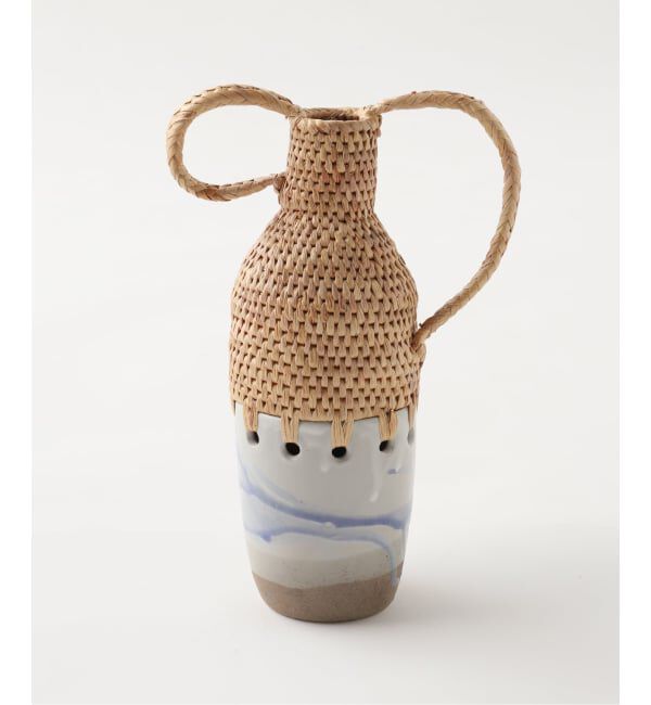 journal standard Furniture「MIX WOVEN VASE HANDLE 25　フラワーベース」|その他|