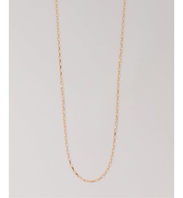 VERMEIL par iena「CHIBI JEWELS チビジュエルズ Long Long Chain Mini Rectangle chain」|ネックレス|