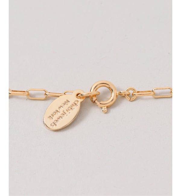 VERMEIL par iena「CHIBI JEWELS チビジュエルズ Long Long Chain Mini Rectangle chain」|ネックレス|