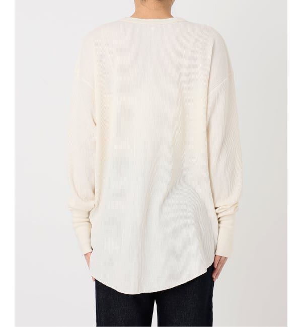 SLOBE IENA「HANES/ヘインズ SLOBE別注 ヘンリーネックワッフル ロンTEE」|Tシャツ・カットソー|