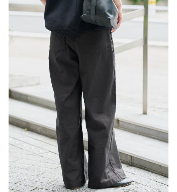 SLOBE IENA「《4サイズ展開/WEB限定/予約》コットンストレートパンツ」|カーゴ|