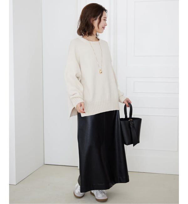 SLOBE IENA「《WEB限定/追加予約》バルキーコットンプルオーバー」|ニット・セーター|