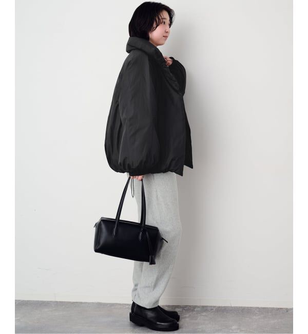 SLOBE IENA「《予約》パウダータフタ撥水リバーシブルアウター」|ダウン|