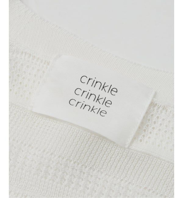 SLOBE IENA「crinkle crinkle crinkle SLOBE別注 フリルニットベスト」|ニット・セーター|