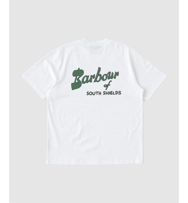 417 EDIFICE「Barbour / バブアー crossby archive logo os t-shirt」|Tシャツ・カットソー|ホワイト