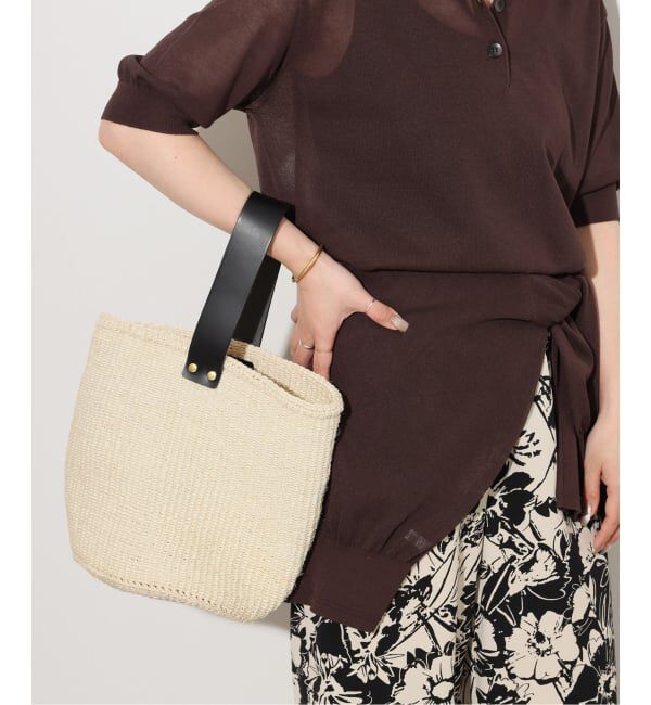 JOURNAL STANDARD relume「【MACHAKOS /マチャコス】 レザーハンドルカゴBAG」|かごバッグ|ナチュラル