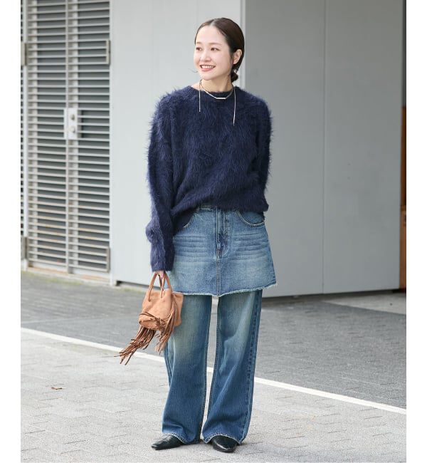 JOURNAL STANDARD「《WEB限定追加予約》シャギークルーネックプルオーバー」|ニット・セーター|