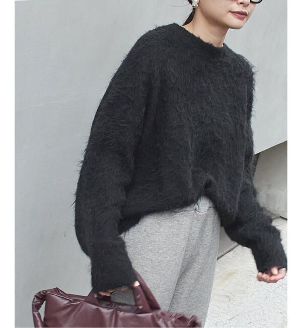 JOURNAL STANDARD「《WEB限定追加予約》シャギークルーネックプルオーバー」|ニット・セーター|
