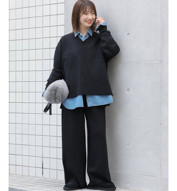 JOURNAL STANDARD relume「《予約》ウォッシャブルウールミックスVネックプルオーバー」|ニット・セーター|