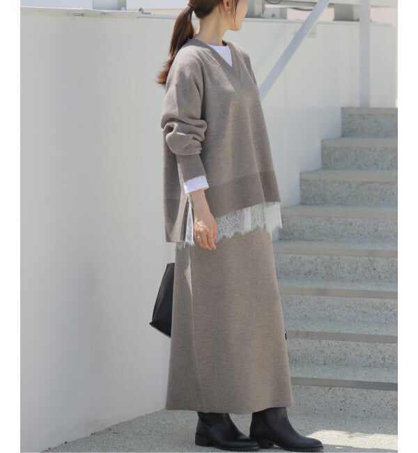 JOURNAL STANDARD relume「《予約》ウォッシャブルウールミックスVネックプルオーバー」|ニット・セーター|