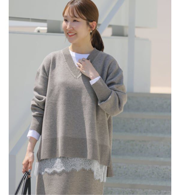 JOURNAL STANDARD relume「《予約》ウォッシャブルウールミックスVネックプルオーバー」|ニット・セーター|