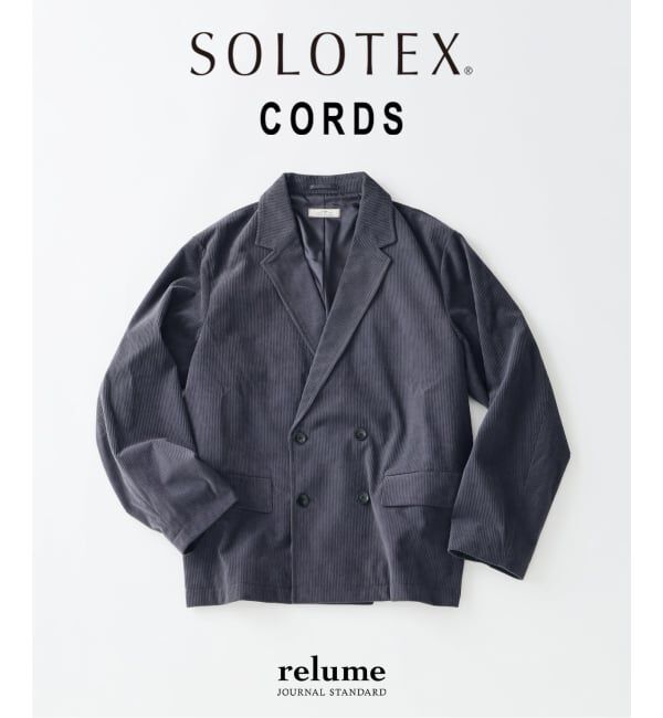 JOURNAL STANDARD relume「《予約》テック &rdquo;SOLOTEX(R)&rdquo; コーデュロイ ウォッシャブル ダブルジャケット」|その他|グレー