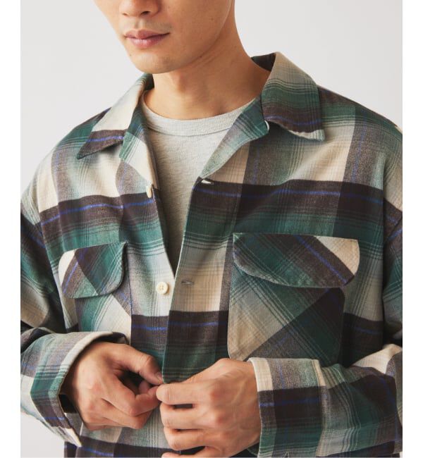 JOURNAL STANDARD relume「《予約》PENDLETON / ペンドルトン 別注 コットン シャギー オープンカラーシャツ」|シャツ・ブラウス|