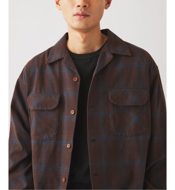 JOURNAL STANDARD relume「《予約》PENDLETON / ペンドルトン 別注 コットン シャギー オープンカラーシャツ」|シャツ・ブラウス|
