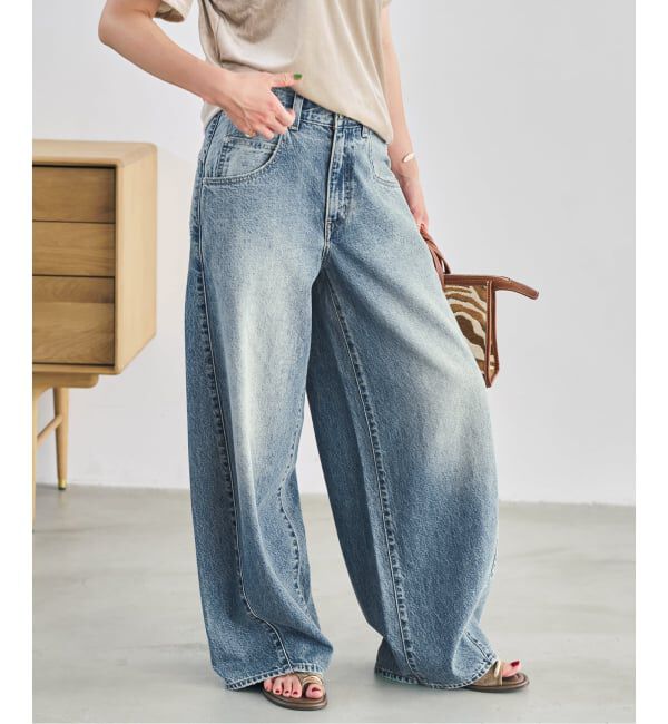 Spick and Span「《追加》LEVI'S(R) 別注 SMU SUPER BAGGY BARREL」|デニム|