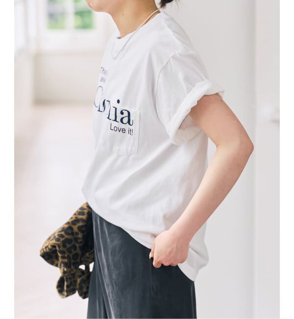 Spick and Span「melple / メイプル Pasadena Pocket S/S (Thank you al」|Tシャツ・カットソー|