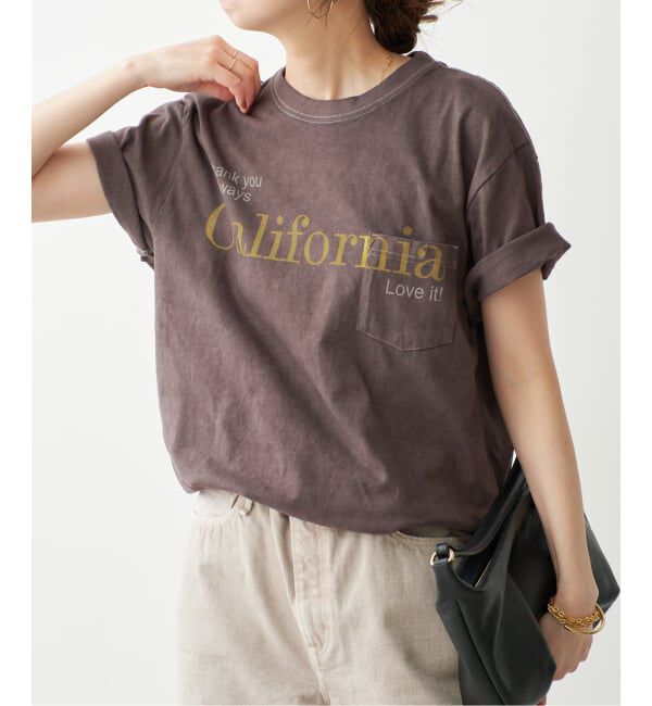 Spick and Span「melple / メイプル Pasadena Pocket S/S (Thank you al」|Tシャツ・カットソー|