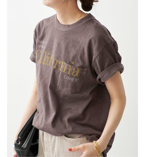 Spick and Span「melple / メイプル Pasadena Pocket S/S (Thank you al」|Tシャツ・カットソー|