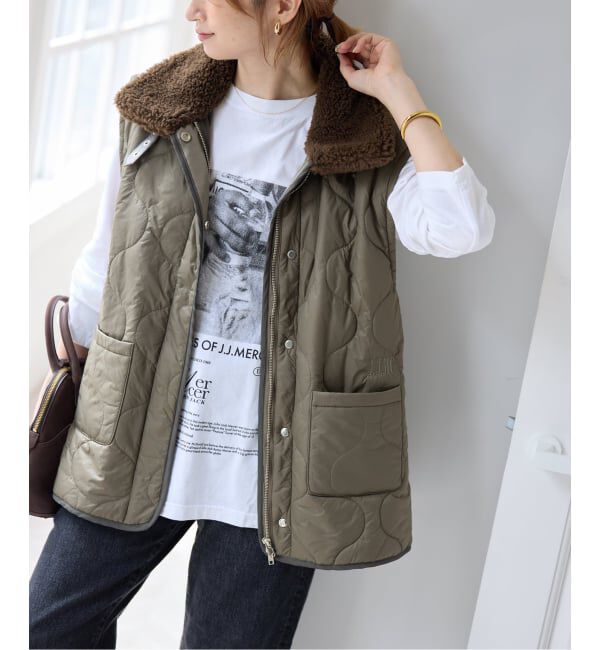 Spick and Span「《別注 / 予約》J.J.mercer / ジェイジェイマーサー for SS MILITARY VEST」|ダウンベスト・ベスト|