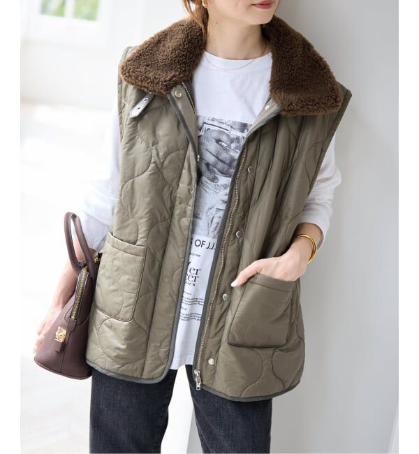 Spick and Span「《別注 / 予約》J.J.mercer / ジェイジェイマーサー for SS MILITARY VEST」|ダウンベスト・ベスト|