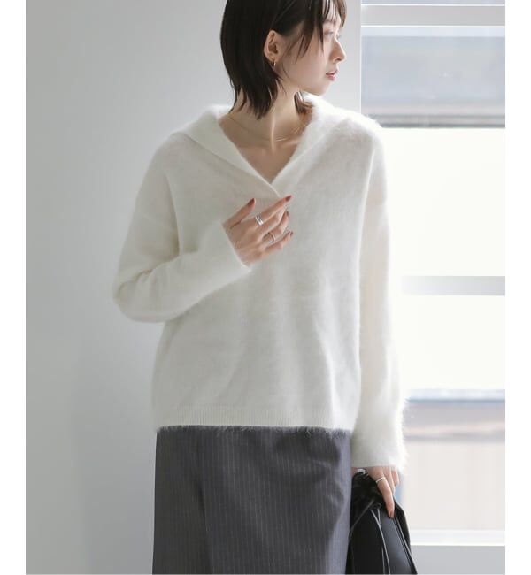  「《予約》アンゴラスキッパーニット」|ニット・セーター|