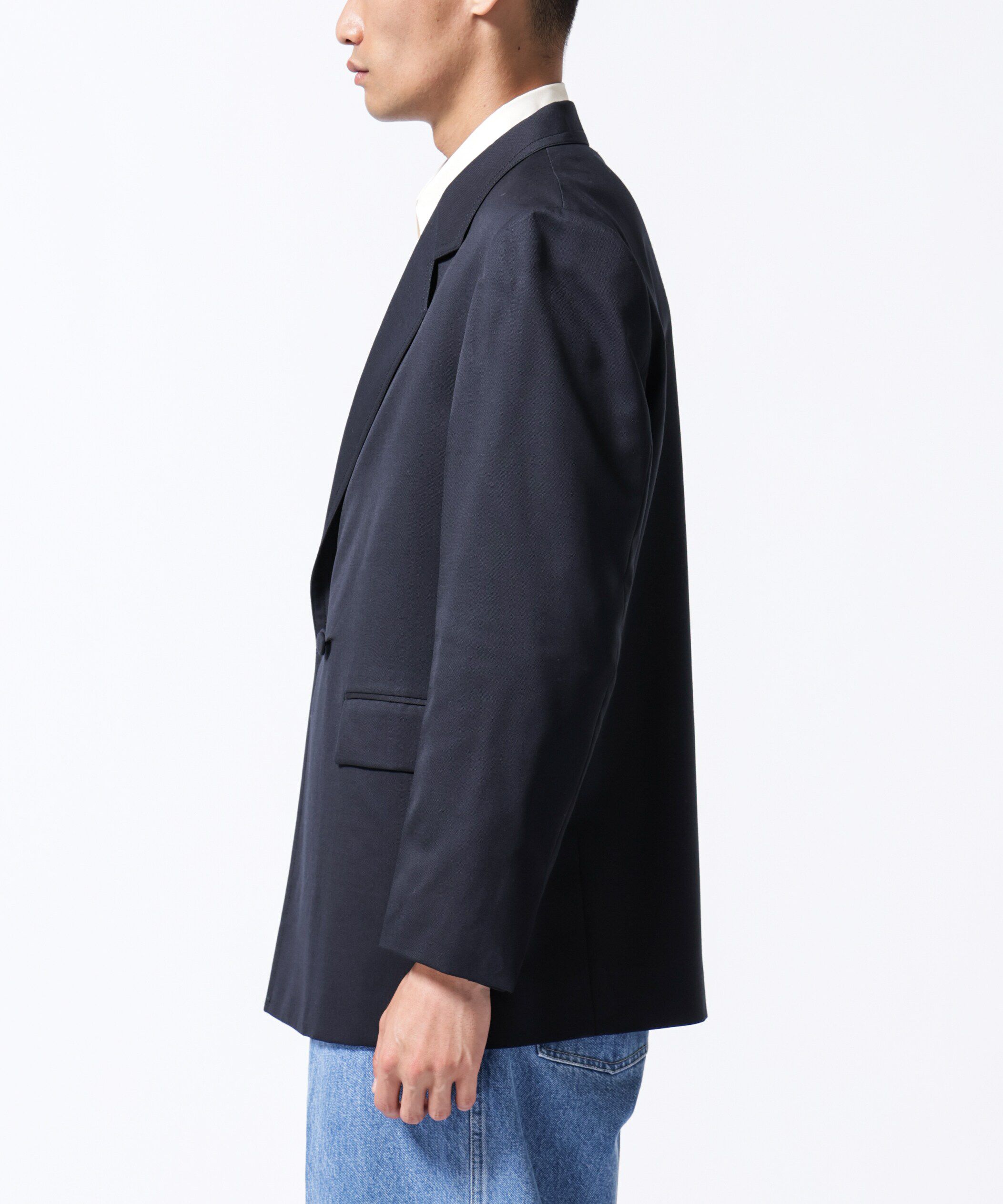 NANO universe「「ASSEMBLANC」VIST Gabardine オーバージャケット」|テーラードジャケット|