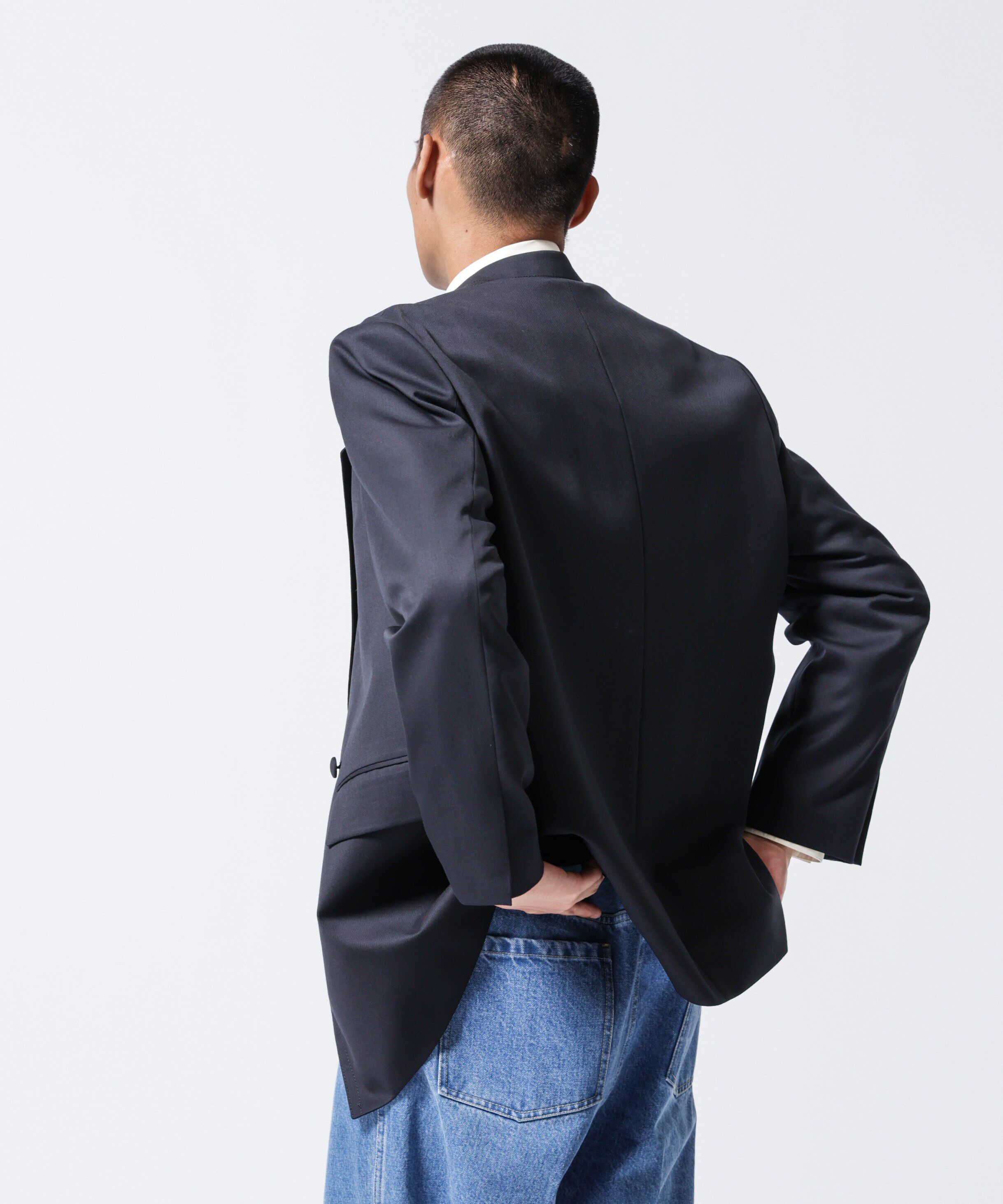 NANO universe「「ASSEMBLANC」VIST Gabardine オーバージャケット」|テーラードジャケット|